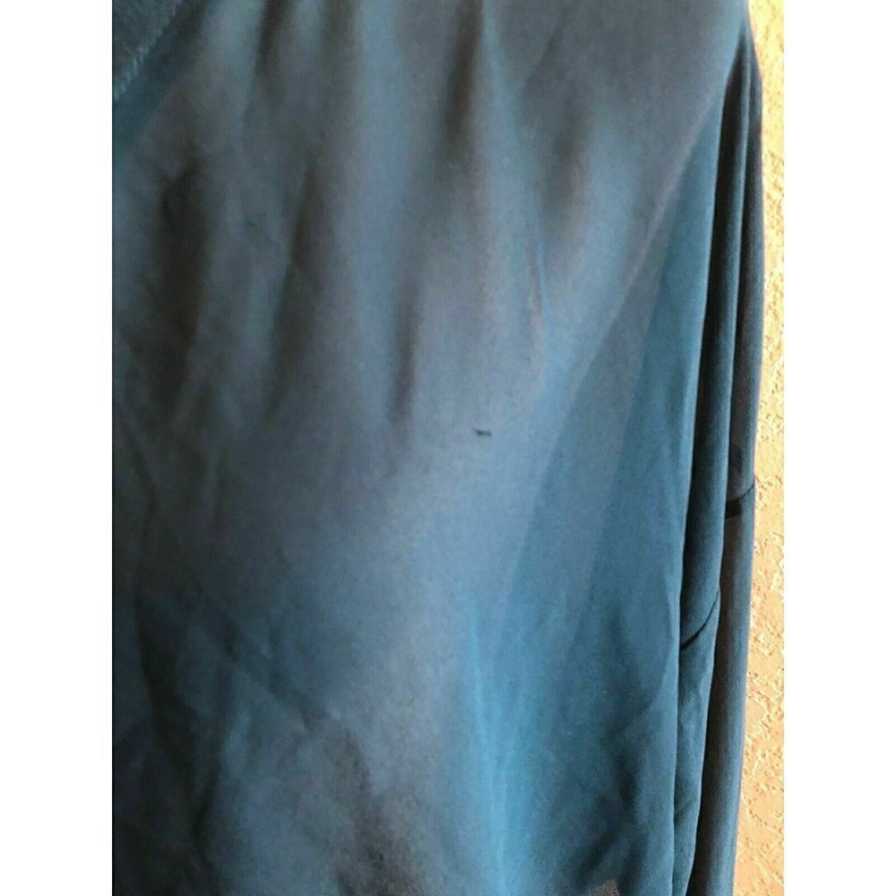 Nasty Gal Green Lightweight Love Chiffon Top XS - Picture 4 of 7